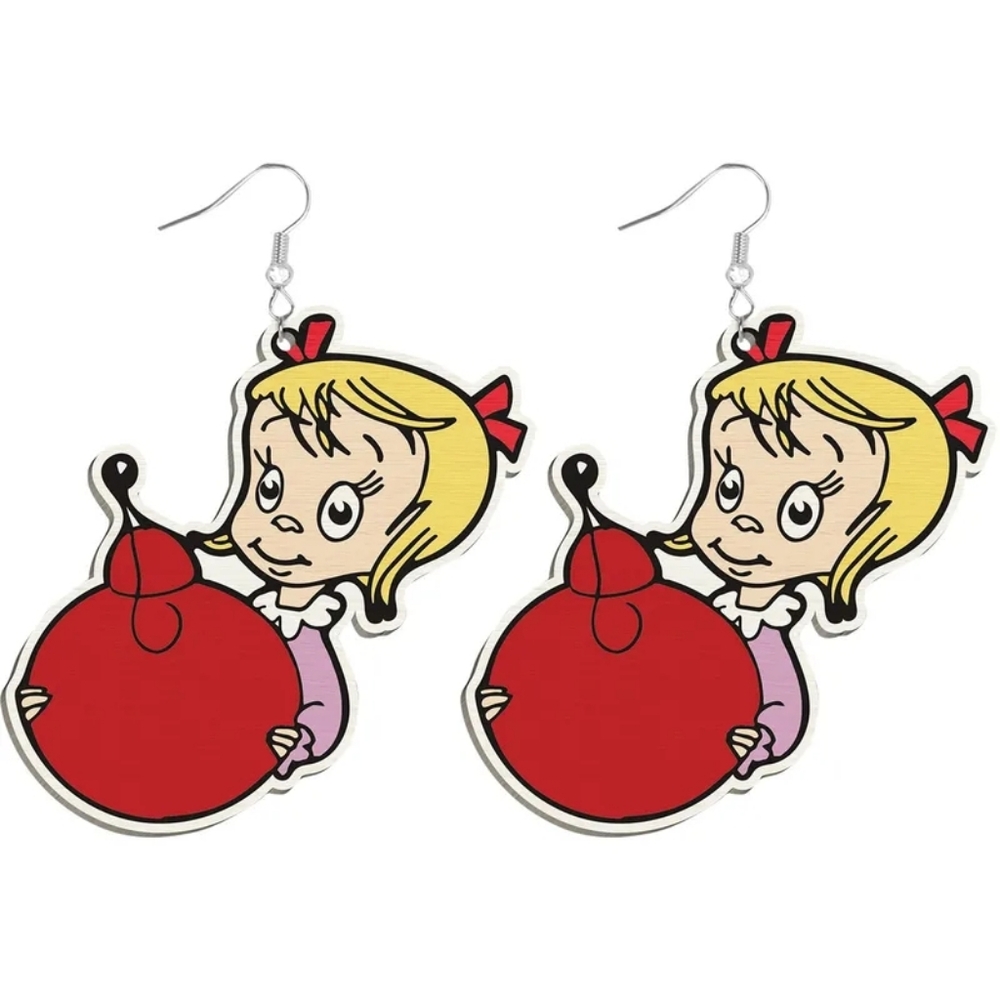 Original Cindy Lou Acrylic Earrings